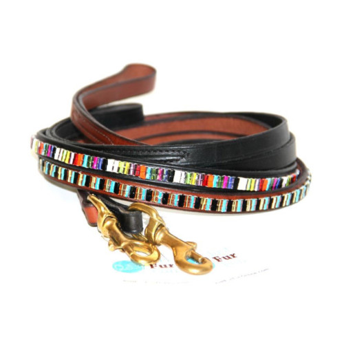 Hand beaded pet leashes