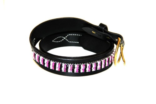 Unusual belts for men or women; hand beaded, gorgeous