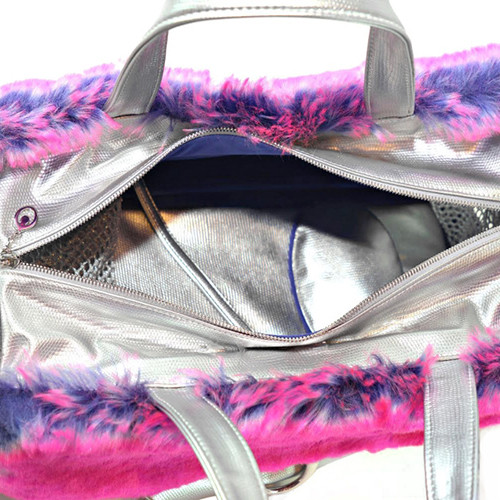 Stylish designer cruelty-free dog bag
